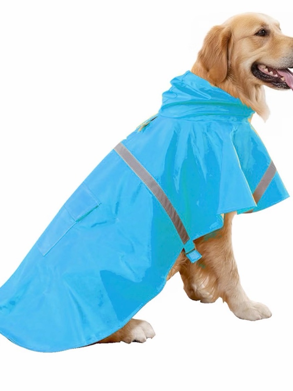 Blue Dog Raincoat Size L Fits 30-55lb dogs
